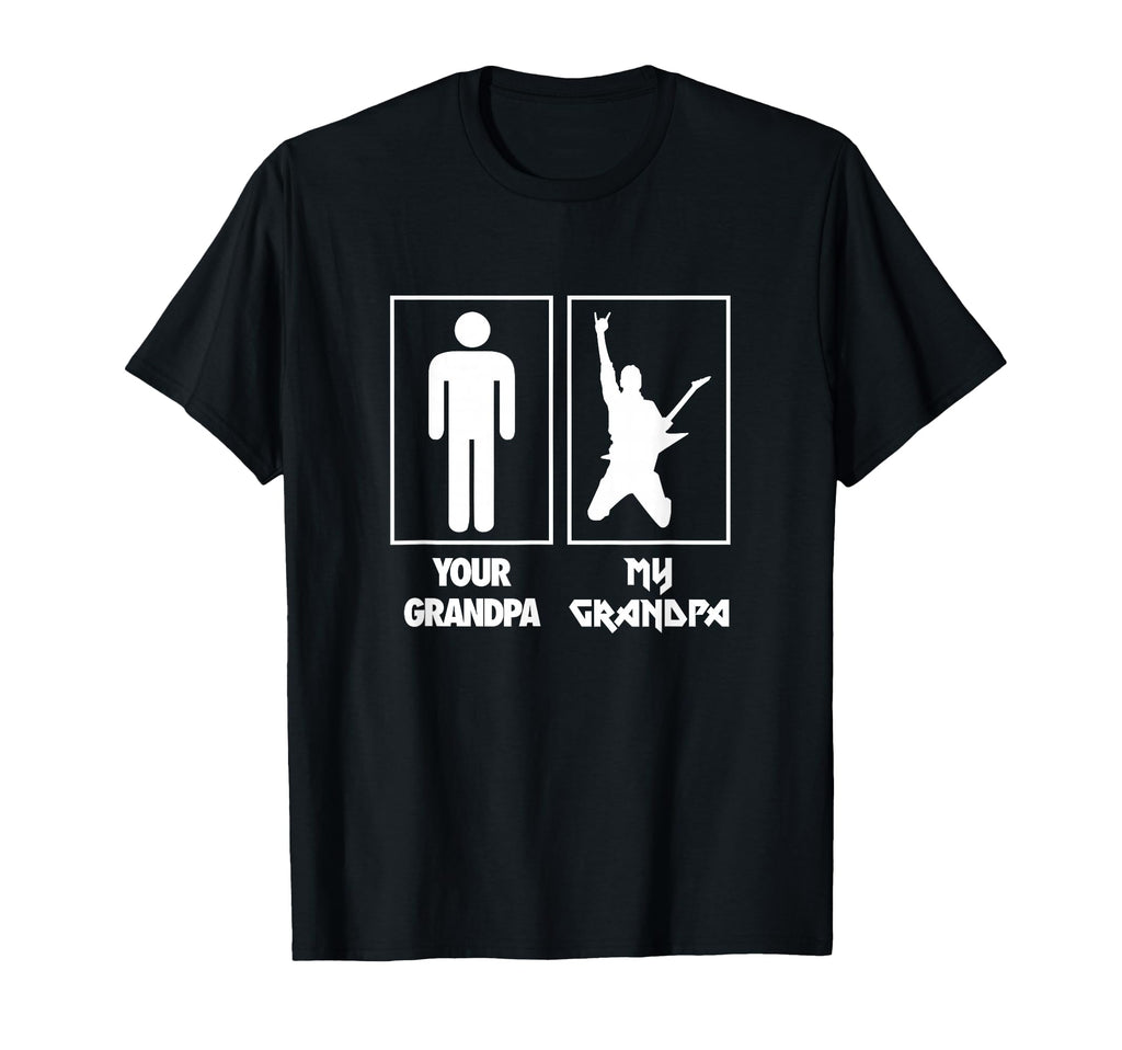 Your Grandpa My Grandpa Guitar Rock T-Shirt - Custom Art Print for Adults - T-Shirt, Sweatshirt, Hoodie