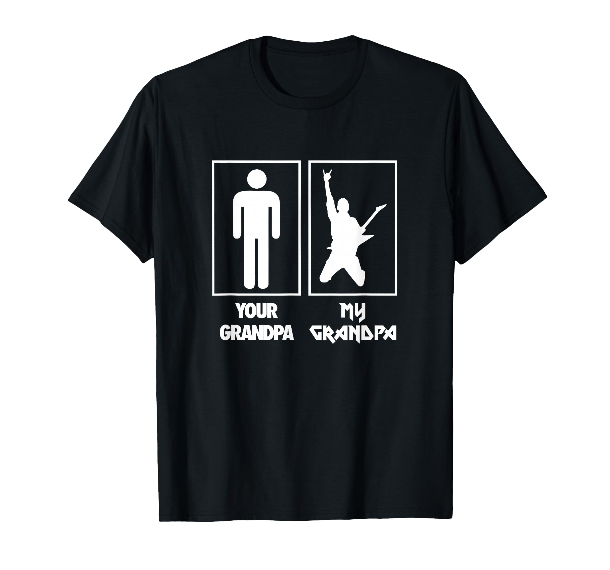 Your Grandpa My Grandpa Guitar Rock T-Shirt - Custom Art Print for Adults - T-Shirt, Sweatshirt, Hoodie