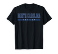 North Carolina Soccer Blue Text T-Shirt - Casual Everyday Wear Men Women - T-Shirt, Sweatshirt, Hoodie