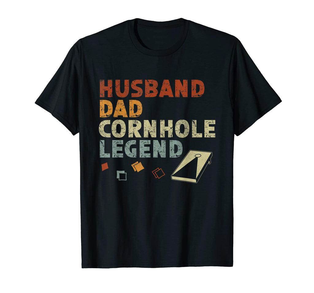 Mens Funny Cornhole Husband Dad T-Shirt - Novelty Apparel for Adults - T-Shirt, Sweatshirt, Hoodie