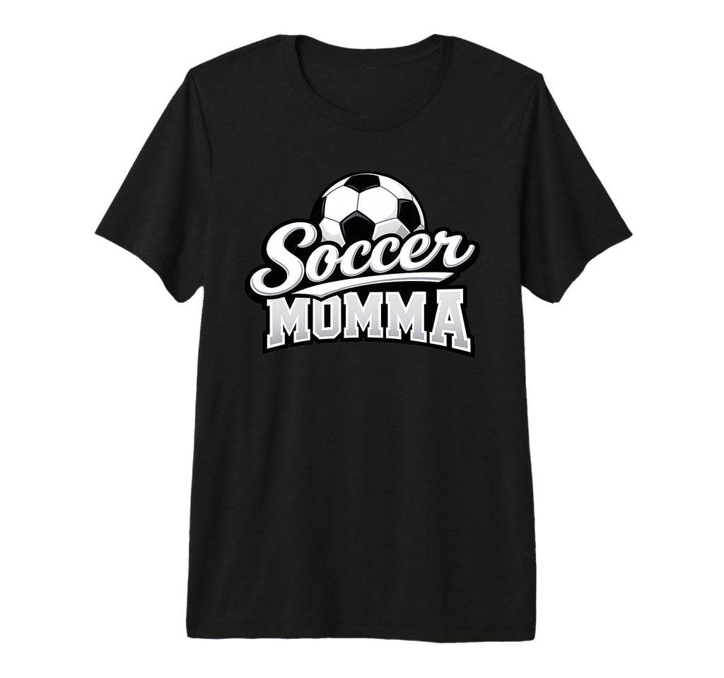 Soccer Momma Mothers Day Soccer Ball T-Shirt - Novelty Apparel Men Women - T-Shirt, Sweatshirt, Hoodie
