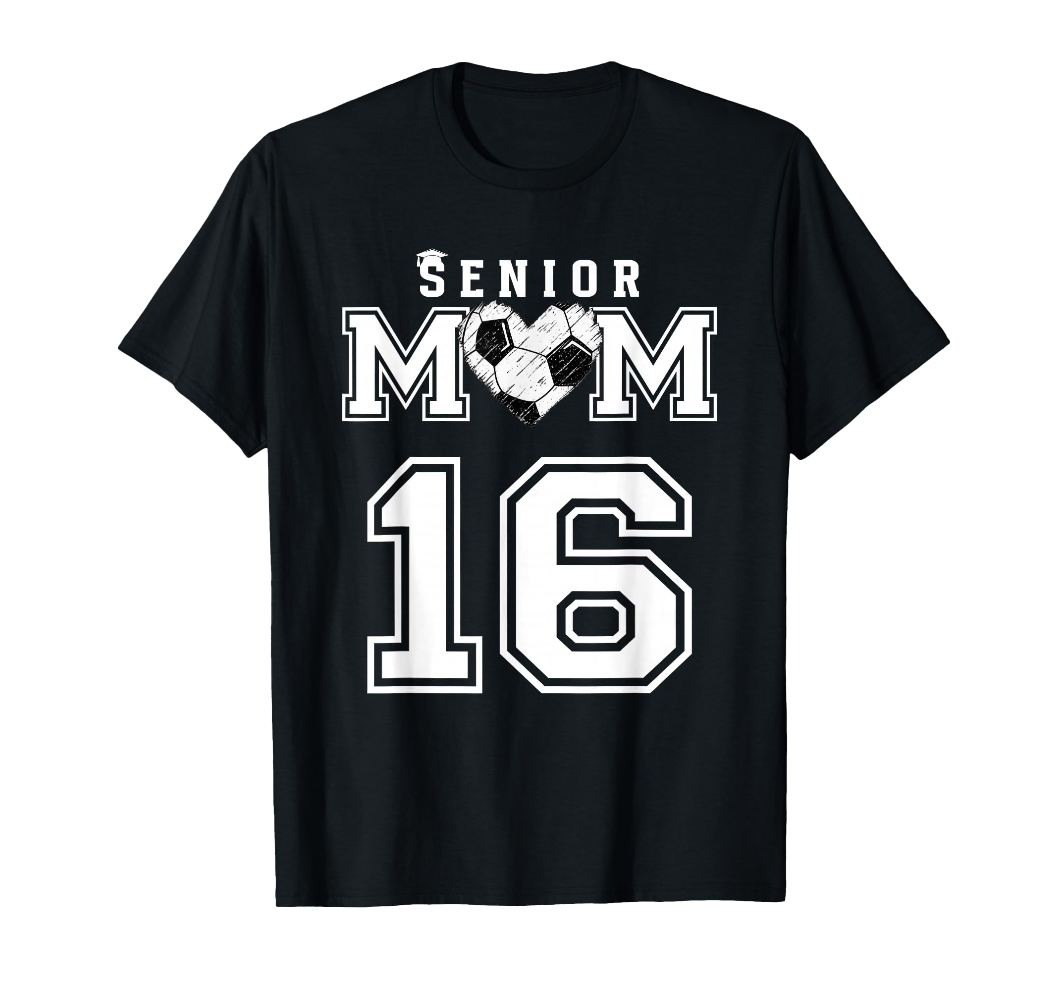 Proud Senior Soccer Mom Custom Jersey T-Shirt - Graphic Print Unisex - T-Shirt, Sweatshirt, Hoodie