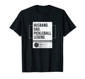 Husband Dad Pickleball Legend Hoodie - Casual Everyday Wear for Adults - T-Shirt, Sweatshirt, Hoodie