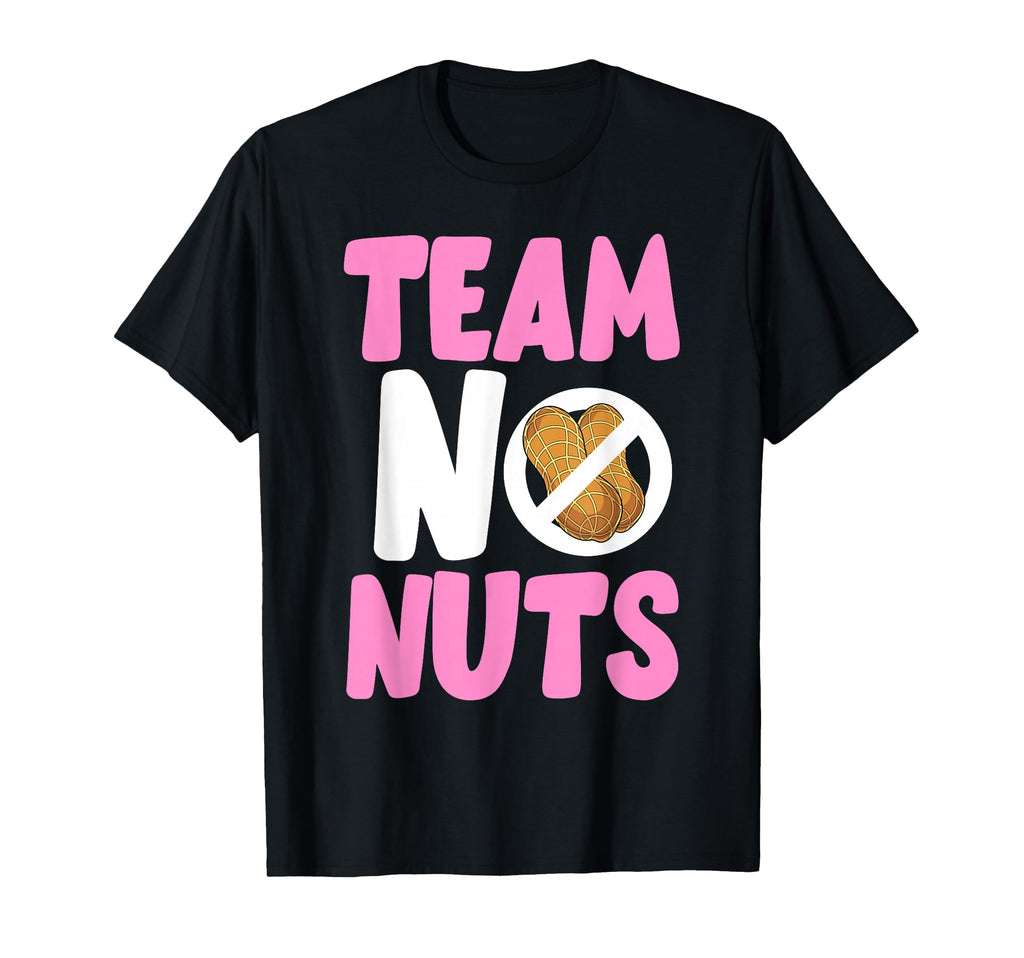Team No Nuts Funny Shower Team T-Shirt - Minimalist Print for Adults - T-Shirt, Sweatshirt, Hoodie