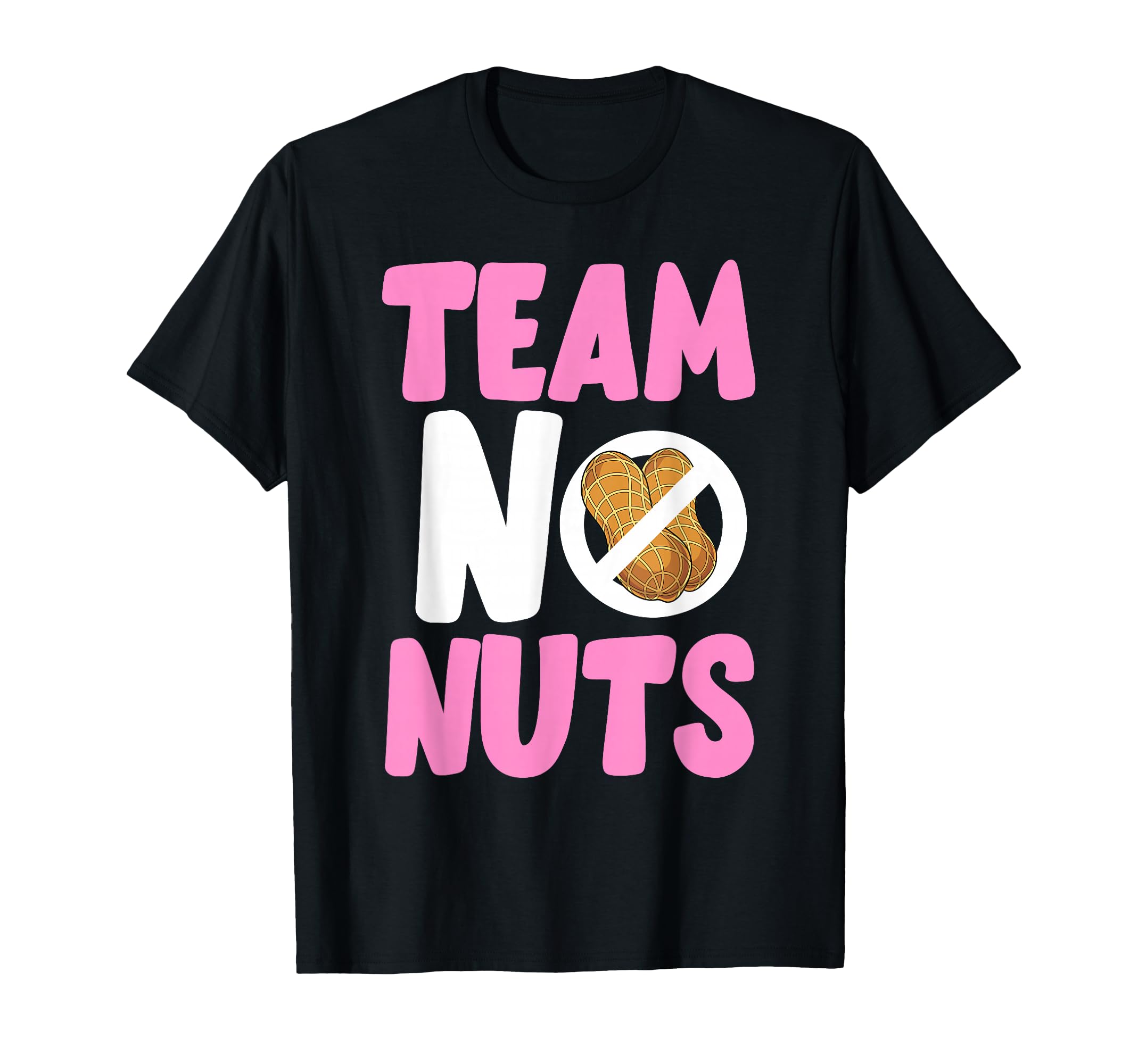 Team No Nuts Funny Shower Team T-Shirt - Minimalist Print for Adults - T-Shirt, Sweatshirt, Hoodie
