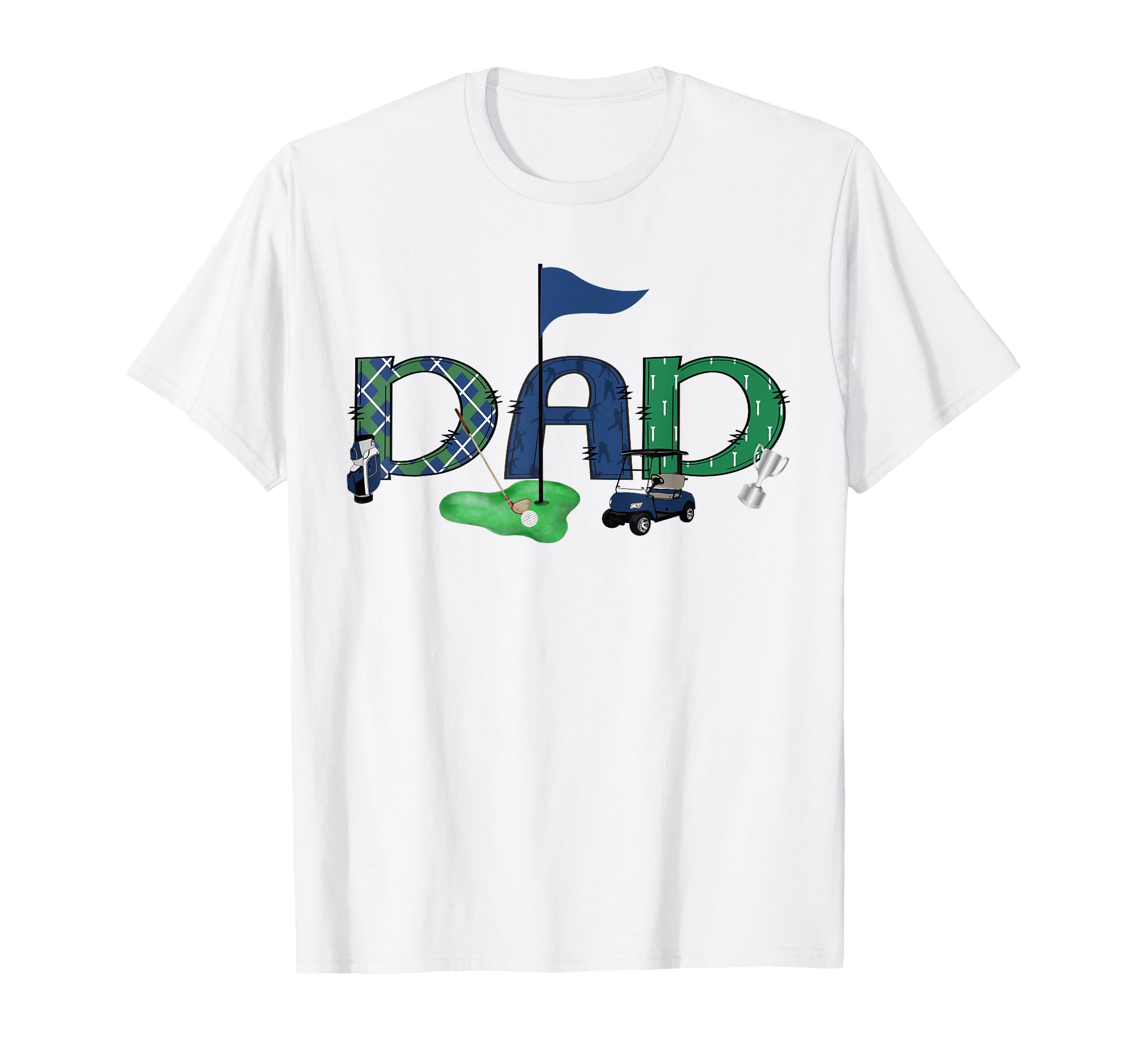Dad Birthday Hole One Golf Sport T-Shirt - Fun Novelty Design Unisex - T-Shirt, Sweatshirt, Hoodie