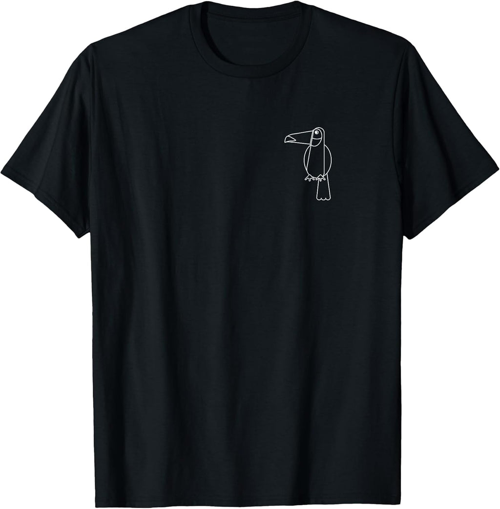 Toucan Icon Minimalist Graphic - Adult & Kids T-Shirts, Sweatshirts & Hoodies apparel design preview 1