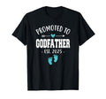 Promoted To Godfather Est 2025 Funny T-Shirt - Graphic Print Unisex - T-Shirt, Sweatshirt, Hoodie