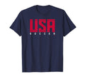 Usa Soccer Text United States Soccer T-Shirt - Trendy Graphic Unisex - T-Shirt, Sweatshirt, Hoodie