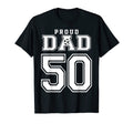 Number 50 Custom Proud Soccer T-Shirt - Casual Everyday Wear Men Women - T-Shirt, Sweatshirt, Hoodie