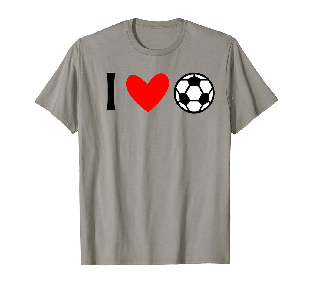 I Love Soccer Futbol T-Shirt - Custom Art Print Unisex - T-Shirt, Sweatshirt, Hoodie