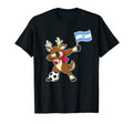 Soccer Argentinian Flag Reindeer Argentina T-Shirt - Unique Graphic Unisex - T-Shirt, Sweatshirt, Hoodie
