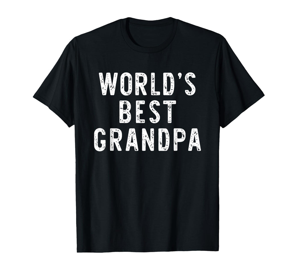 Worlds Best Grandpa Funny Family T-Shirt - Casual Everyday Wear for Adults - T-Shirt, Sweatshirt, Hoodie