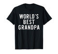 Worlds Best Grandpa Funny Family T-Shirt - Casual Everyday Wear for Adults - T-Shirt, Sweatshirt, Hoodie