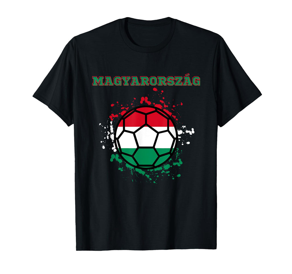 Hungary Soccer Hungarian Flag Fan T-Shirt - Custom Art Print for Adults - T-Shirt, Sweatshirt, Hoodie