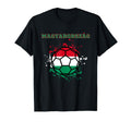 Hungary Soccer Hungarian Flag Fan T-Shirt - Custom Art Print for Adults - T-Shirt, Sweatshirt, Hoodie