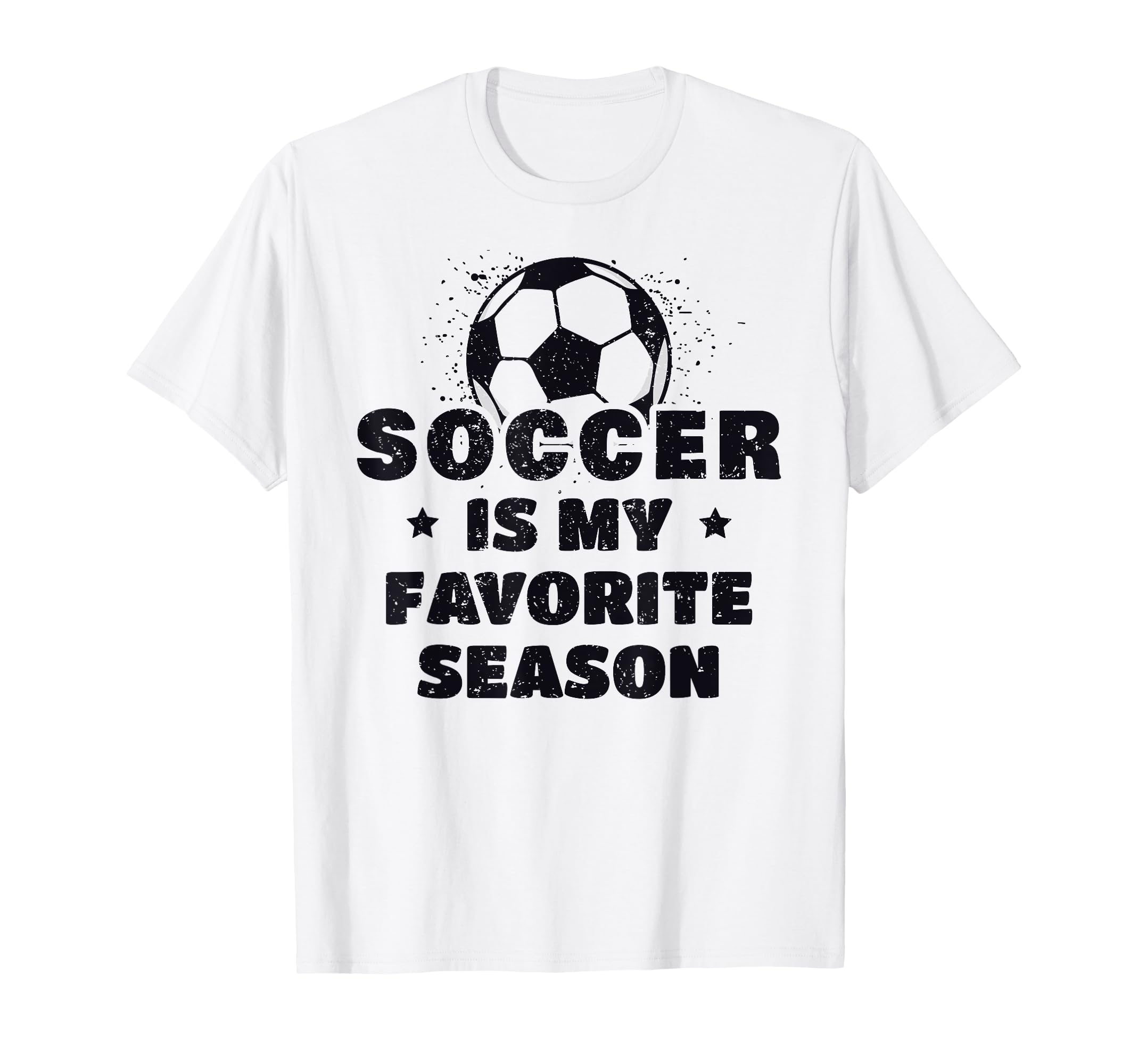 Soccer Is My Favorite Season T-Shirt - Custom Art Print Men Women - T-Shirt, Sweatshirt, Hoodie