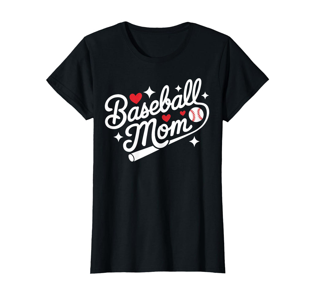 Baseball Mom Sports Player Mother T-Shirt - Minimalist Print for Adults - T-Shirt, Sweatshirt, Hoodie