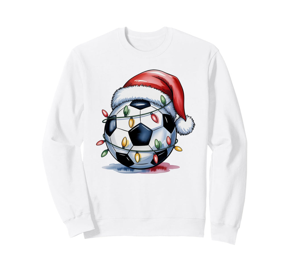Soccer Santa Festive Cheer Game Sweatshirt - Streetwear Style for Adults - T-Shirt, Sweatshirt, Hoodie