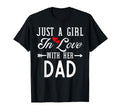 Just Love Her Dad Funny Fathers Day Heart T-Shirt - Novelty Apparel Unisex - T-Shirt, Sweatshirt, Hoodie
