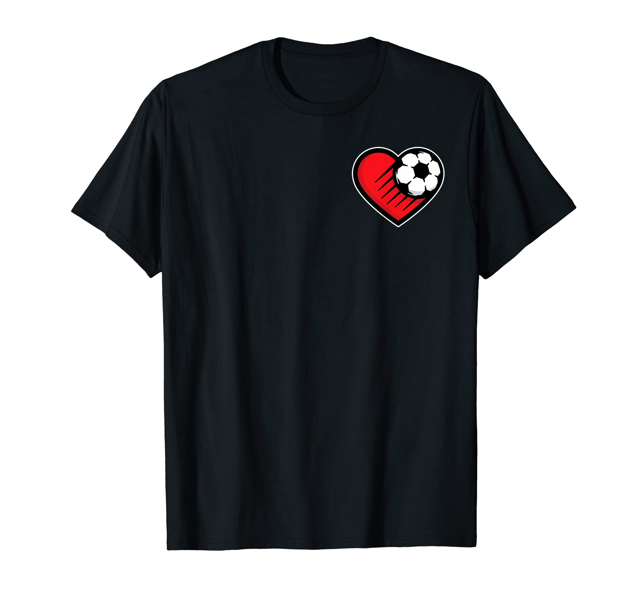 Soccer Heart T-Shirt - Graphic Print for Adults - T-Shirt, Sweatshirt, Hoodie