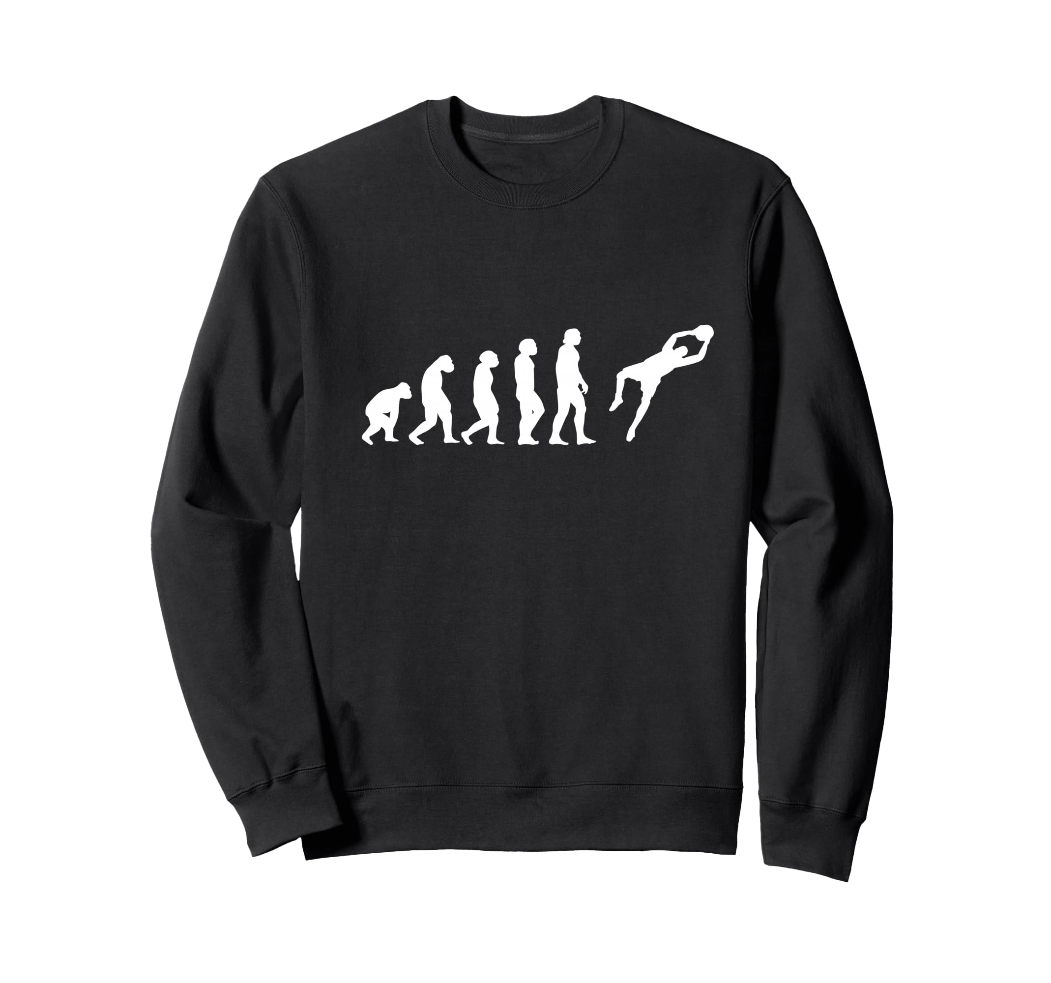 Soccer Goalie Evolution Goalkeeper Sweatshirt - Fun Novelty Design Unisex - T-Shirt, Sweatshirt, Hoodie