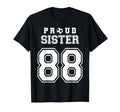 Number 88 Custom Proud Soccer Futbol T-Shirt - Trendy Graphic Unisex - T-Shirt, Sweatshirt, Hoodie