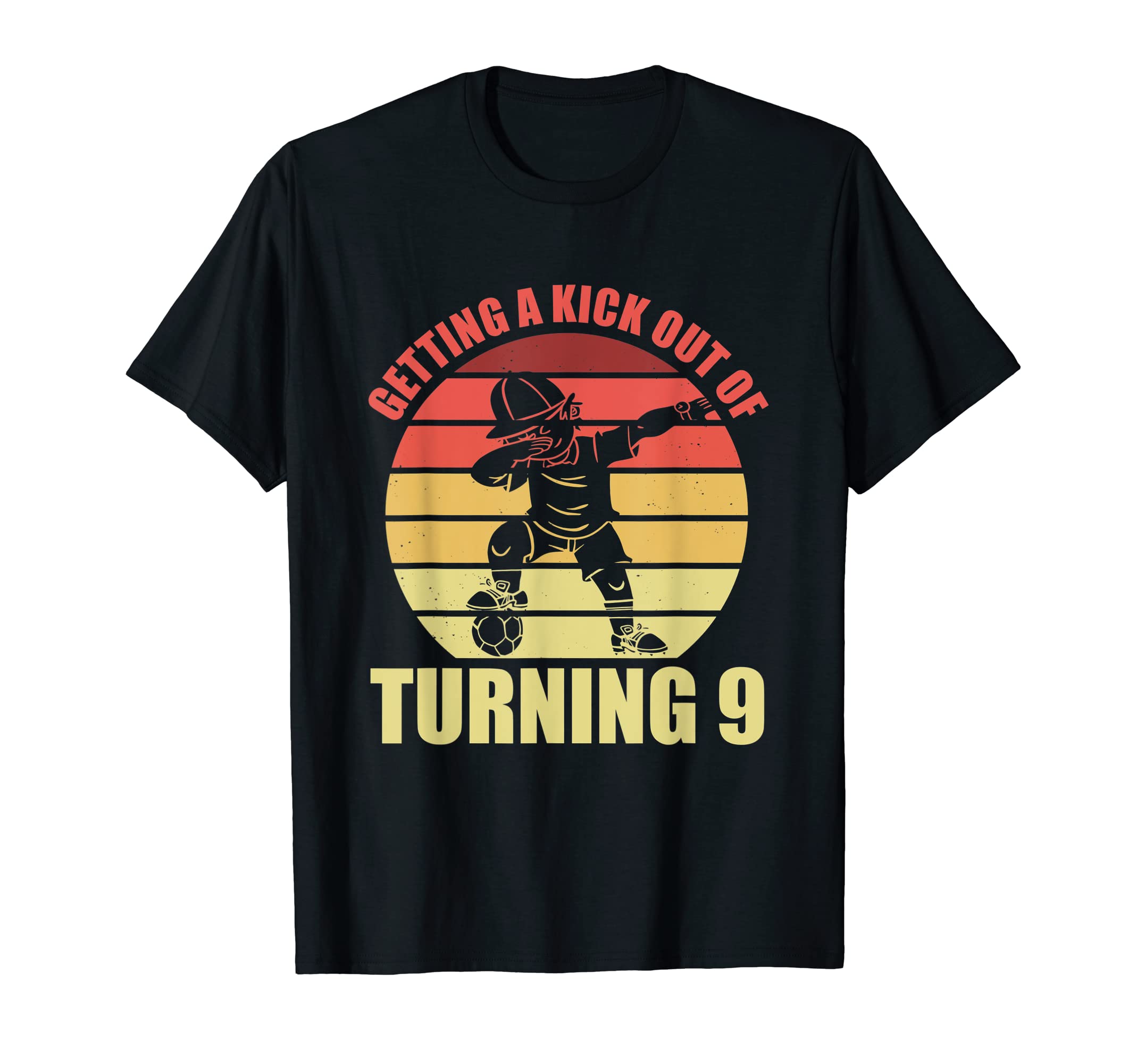 9 Year Old Happy 9Th Birthday Soccer T-Shirt - Aesthetic Graphic Men Women - T-Shirt, Sweatshirt, Hoodie