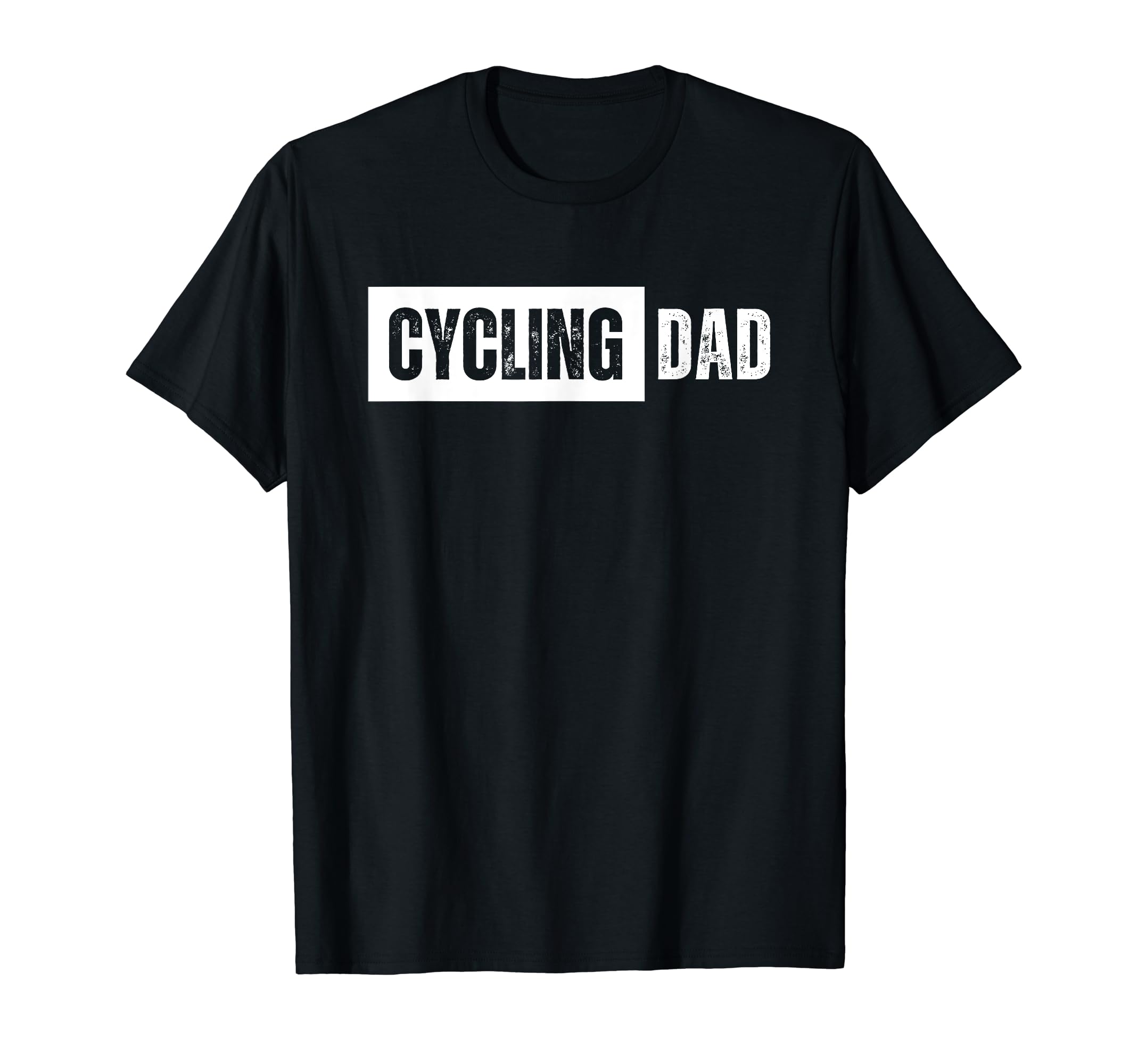 Cycling Dad Distressed T-Shirt - Custom Art Print for Adults - T-Shirt, Sweatshirt, Hoodie