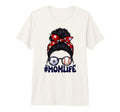 Mom Life Soccer Baseball Game Day Messy T-Shirt - Graphic Print for Adults - T-Shirt, Sweatshirt, Hoodie