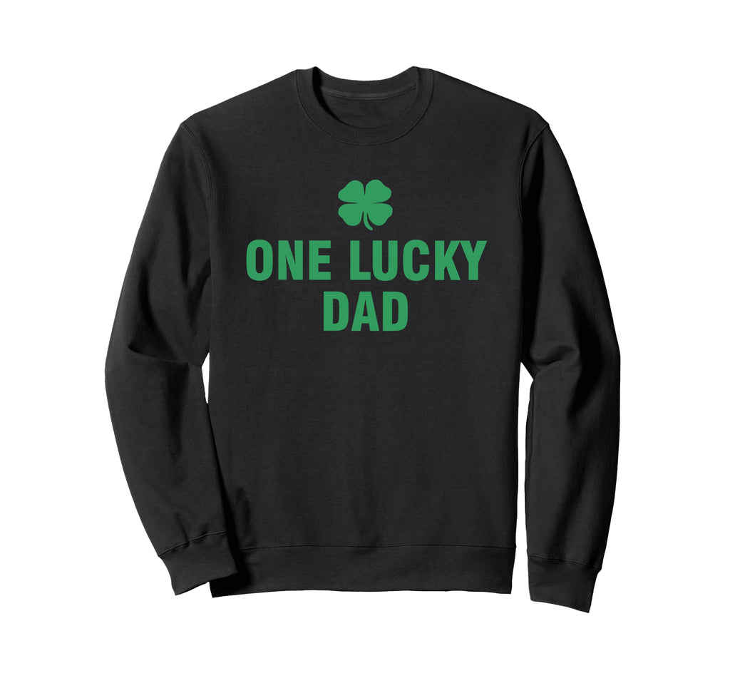 One Lucky Dad Sweatshirt - Graphic Print Men Women - T-Shirt, Sweatshirt, Hoodie
