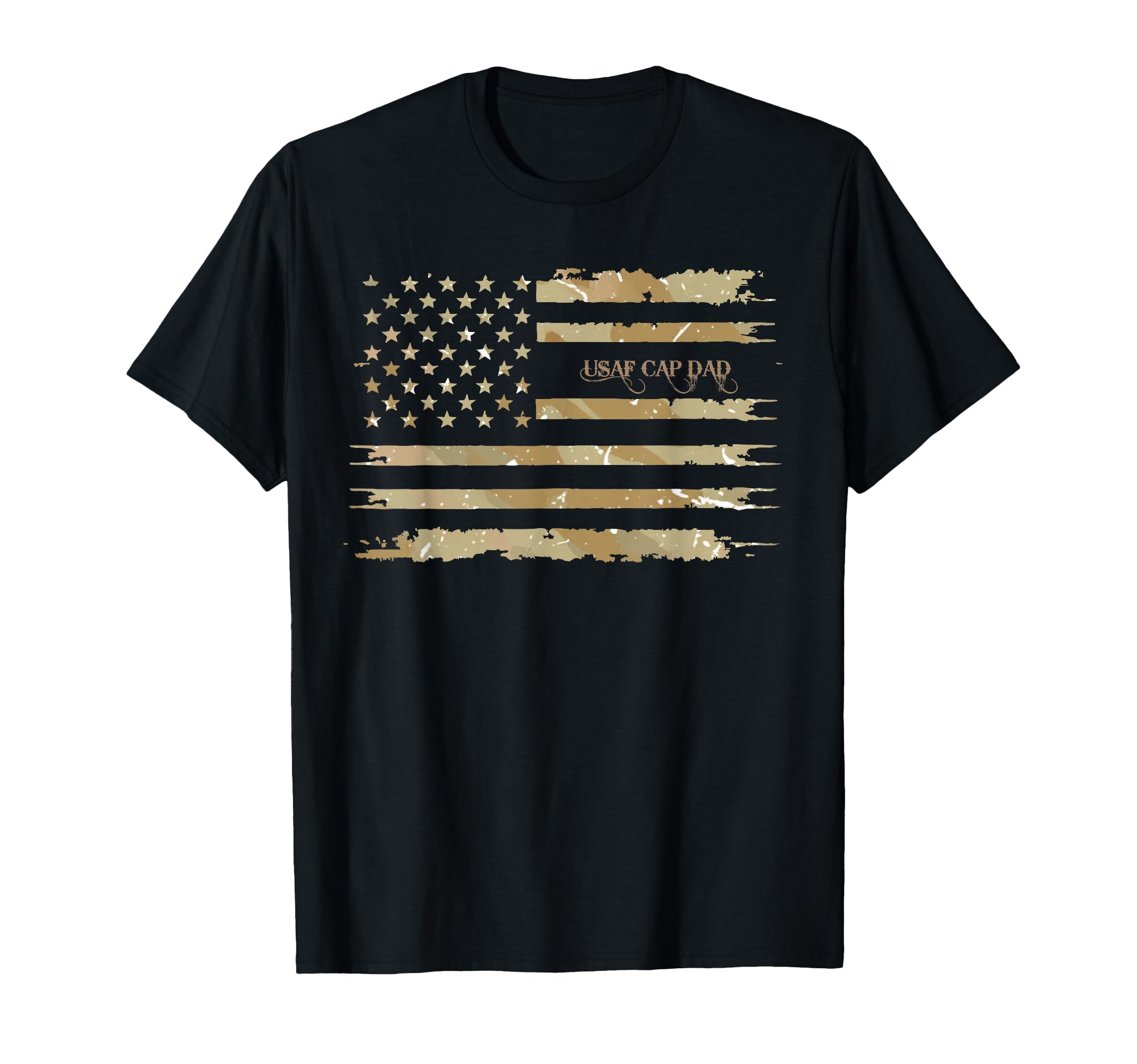 Usaf Cap Dad Proud Dad Military Family T-Shirt - Custom Art Print Unisex - T-Shirt, Sweatshirt, Hoodie
