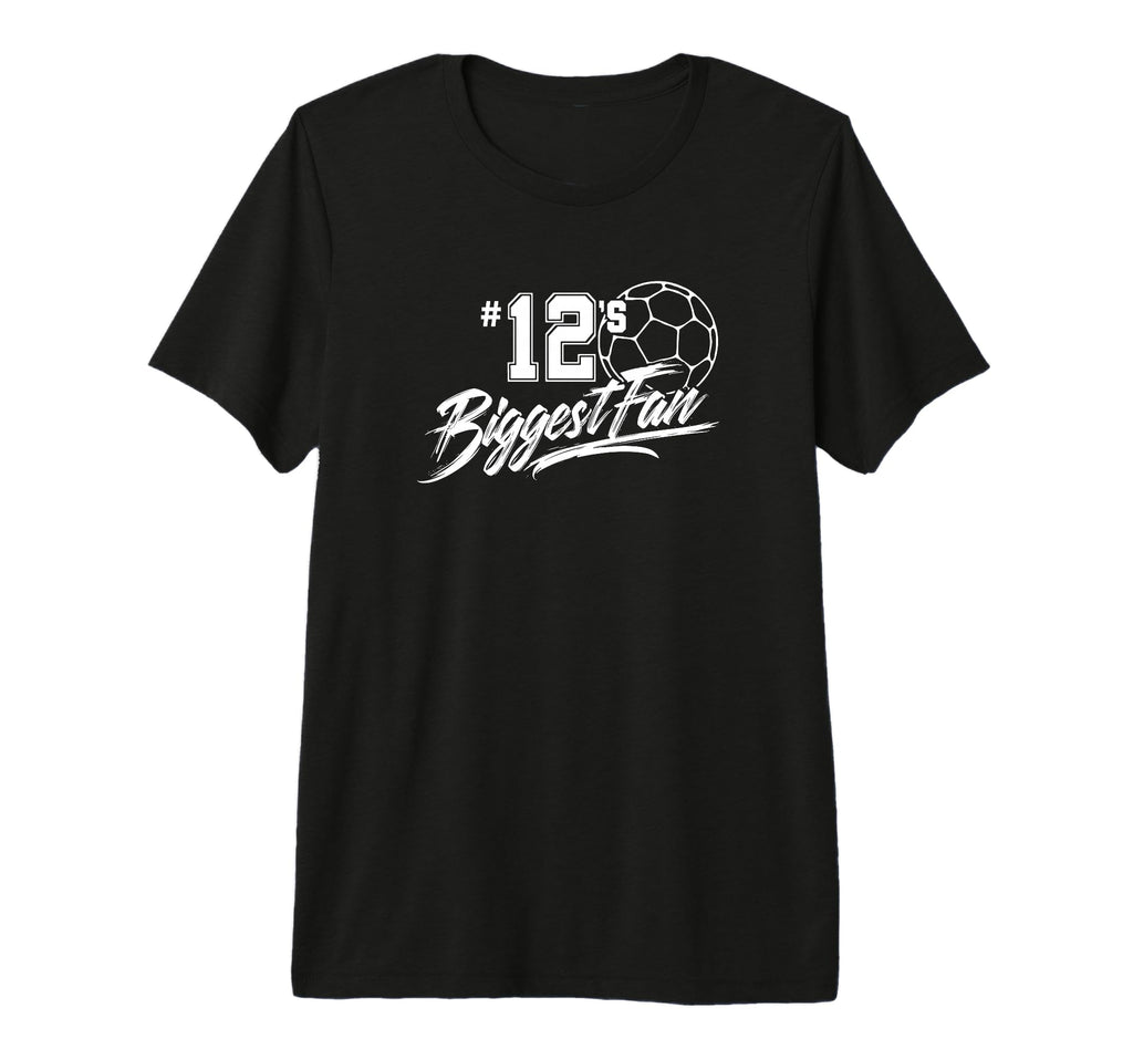 Number 12S Biggest Fan Soccer Player T-Shirt - Trendy Graphic Men Women - T-Shirt, Sweatshirt, Hoodie