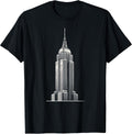 Empire State Line Art - Adult & Kids T-Shirts, Sweatshirts & Hoodies apparel design preview 1