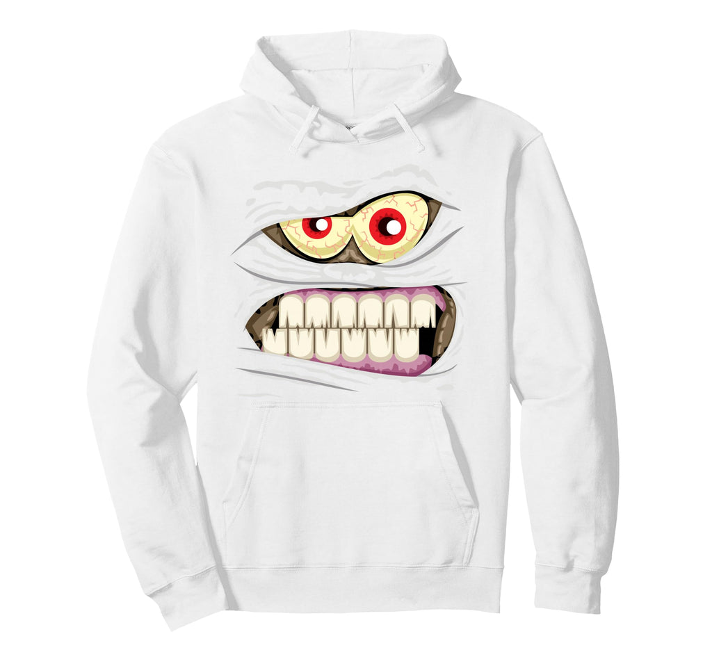 Easy Halloween Costume Mummy Wrap Hoodie - Fun Novelty Design Men Women - T-Shirt, Sweatshirt, Hoodie