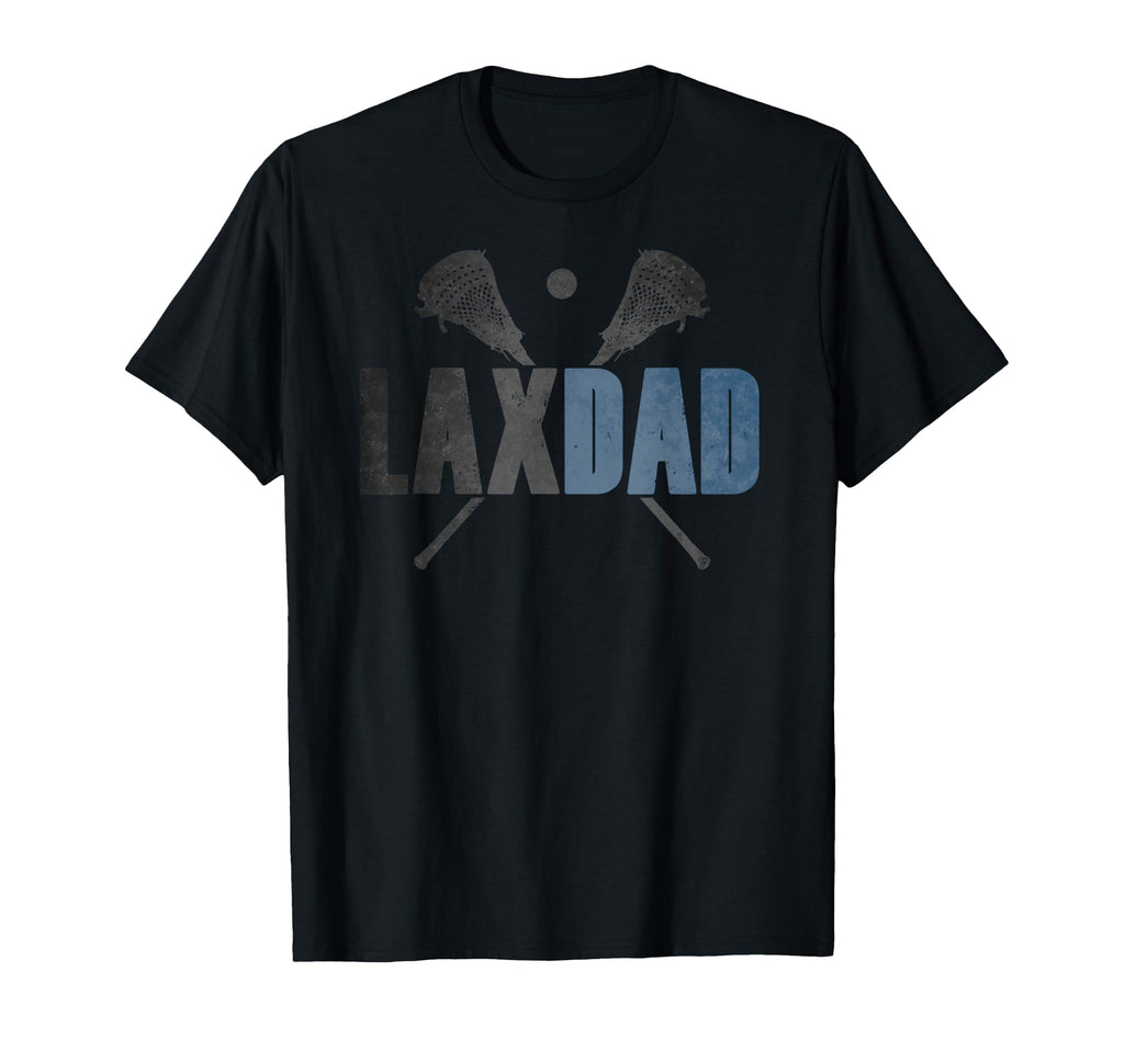 Lax Dad Lacrosse Player Father Coach T-Shirt - Custom Art Print for Adults - T-Shirt, Sweatshirt, Hoodie