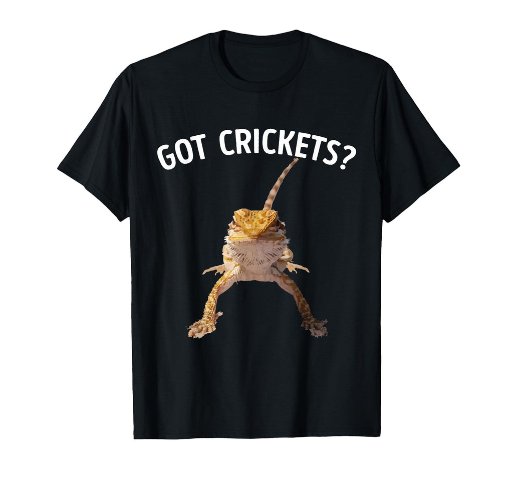 Got Crickets Bearded Dragon T-Shirt - Custom Art Print Unisex - T-Shirt, Sweatshirt, Hoodie