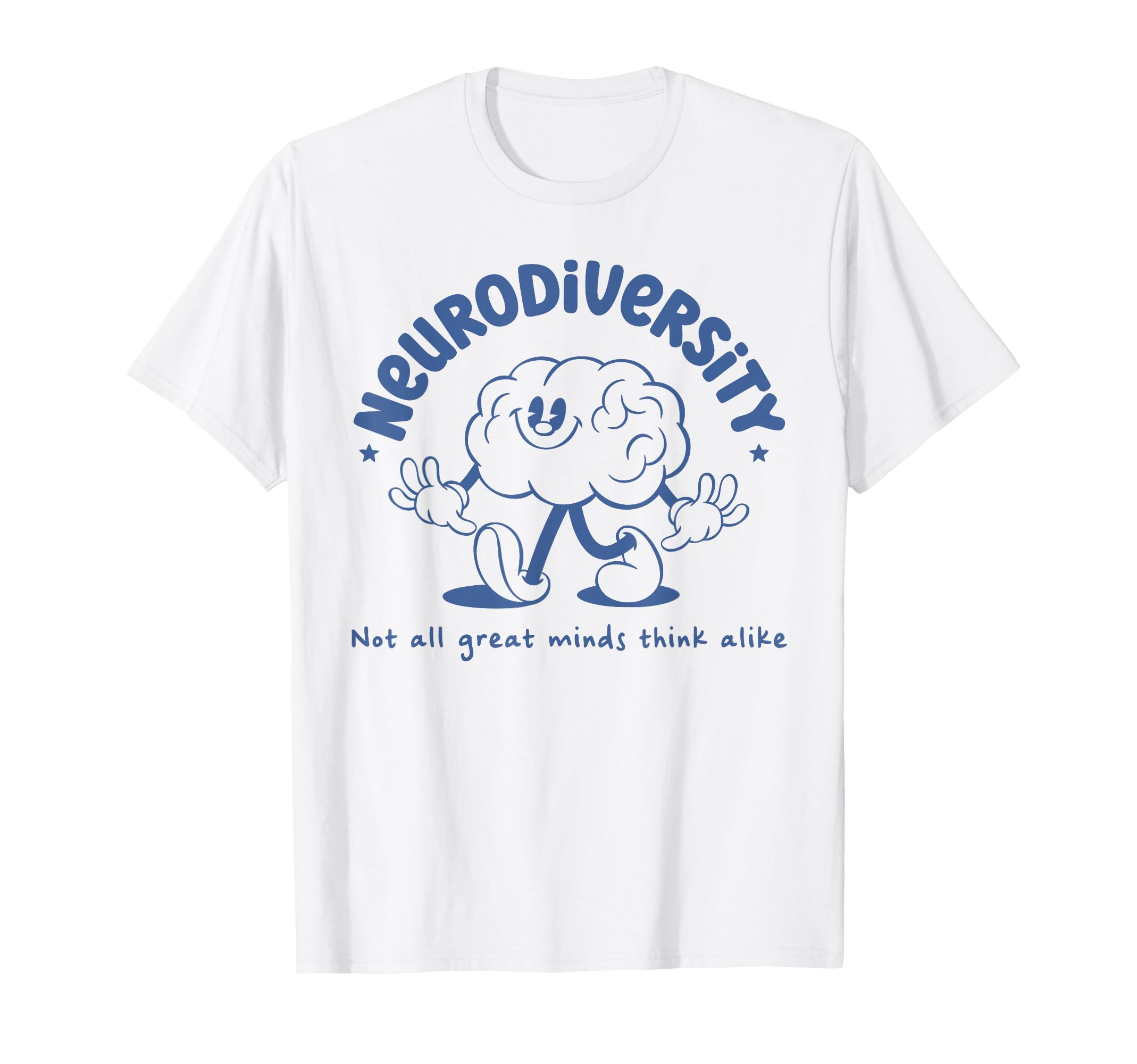 Neurodiversity All Great Minds Dont T-Shirt - Custom Art Print Unisex - T-Shirt, Sweatshirt, Hoodie