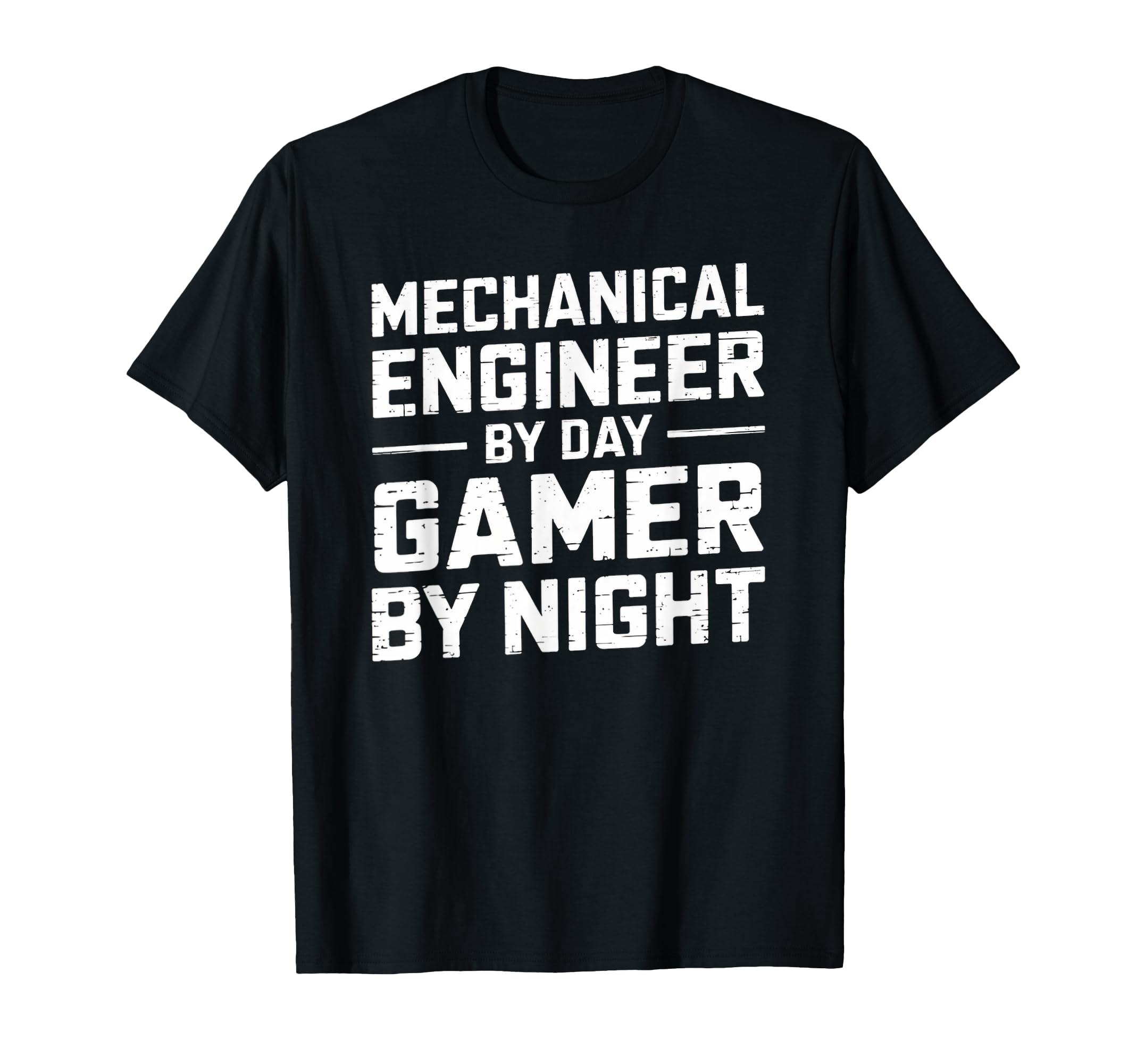 Mechanical Engineer Day Gamer Night T-Shirt - Aesthetic Graphic for Adults - T-Shirt, Sweatshirt, Hoodie