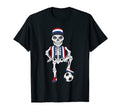 Netherlands Soccer Skeleton Fan Team T-Shirt - Custom Art Print Men Women - T-Shirt, Sweatshirt, Hoodie