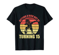 15 Year Old Happy 15Th Birthday Soccer T-Shirt - Novelty Apparel Unisex - T-Shirt, Sweatshirt, Hoodie