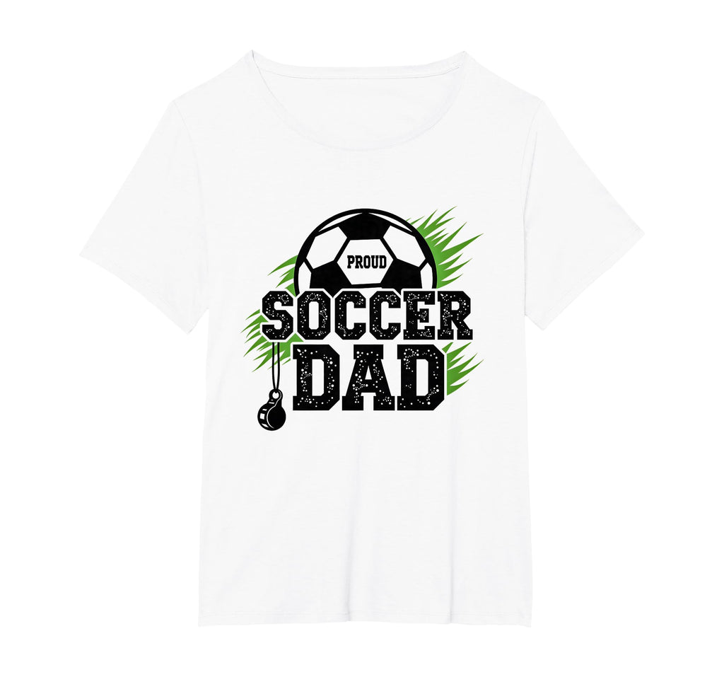 Proud Soccer Dad Whistle Sports Fan T-Shirt - Minimalist Print Men Women - T-Shirt, Sweatshirt, Hoodie