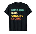 Husband Dad Grilling Legend Funny T-Shirt - Novelty Apparel for Adults - T-Shirt, Sweatshirt, Hoodie