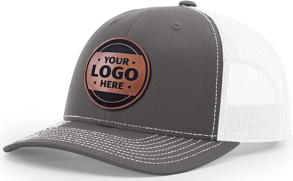 Custom Trucker Leather Patch Hat Laser Engraved - Adult & Kids T-Shirts, Sweatshirts & Hoodies apparel design preview 1