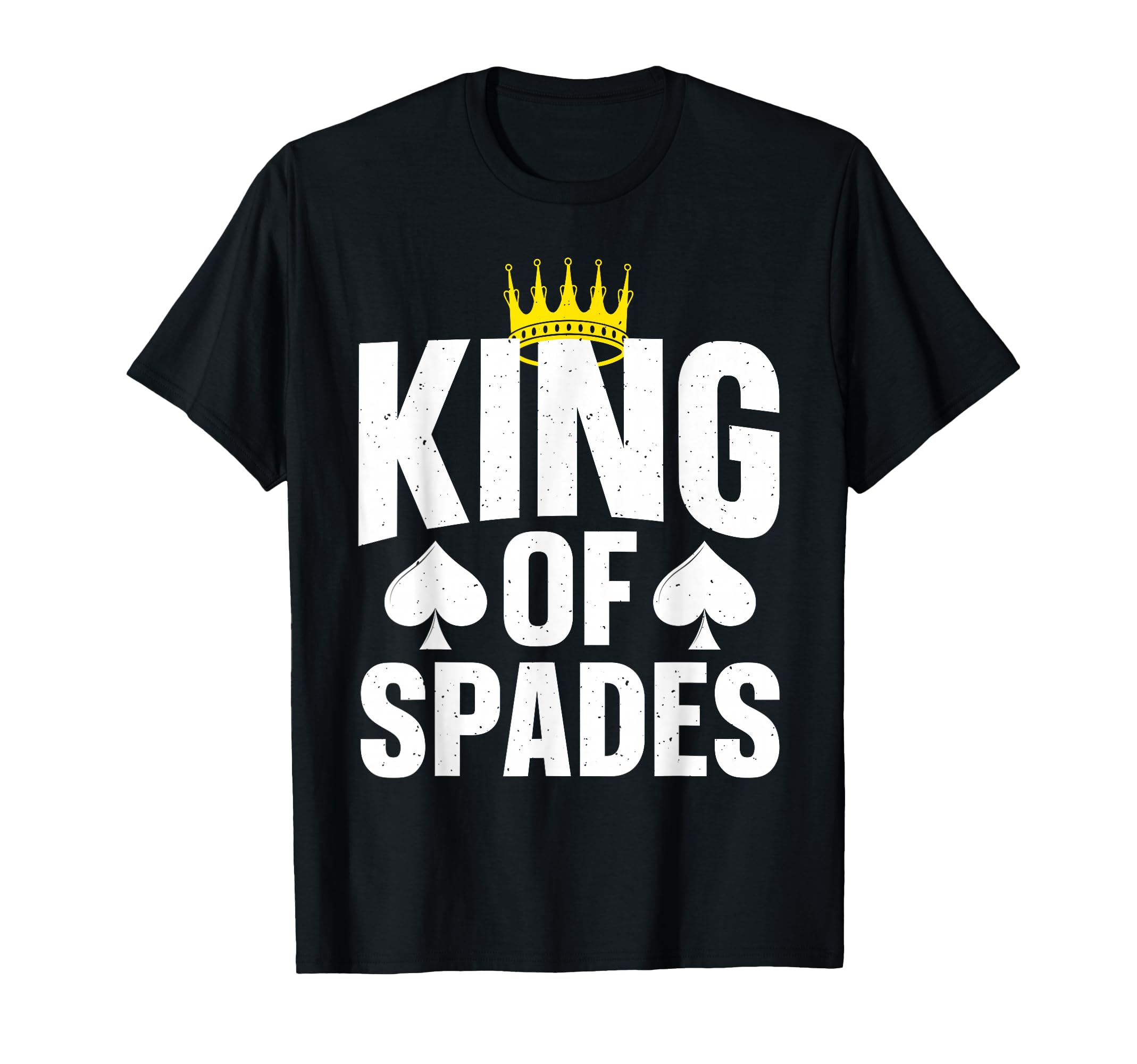 King Spades Art Dad Card Game Spades T-Shirt - Minimalist Print Unisex - T-Shirt, Sweatshirt, Hoodie