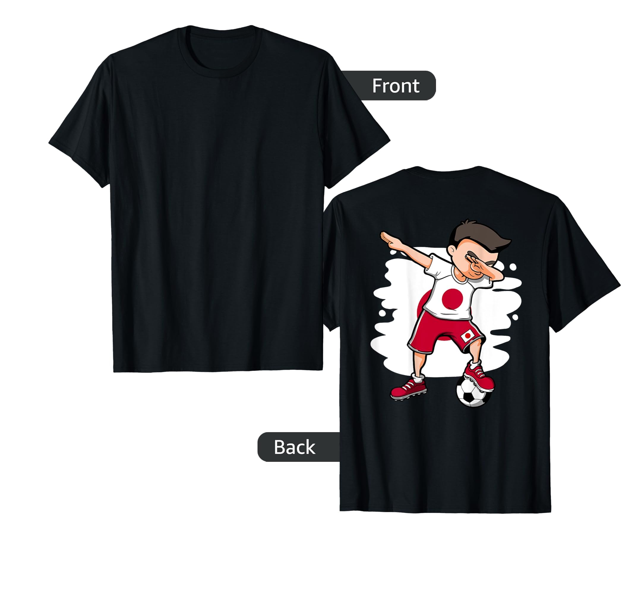 Dabbing Soccer Japan Jersey Japanese T-Shirt - Aesthetic Graphic Unisex - T-Shirt, Sweatshirt, Hoodie