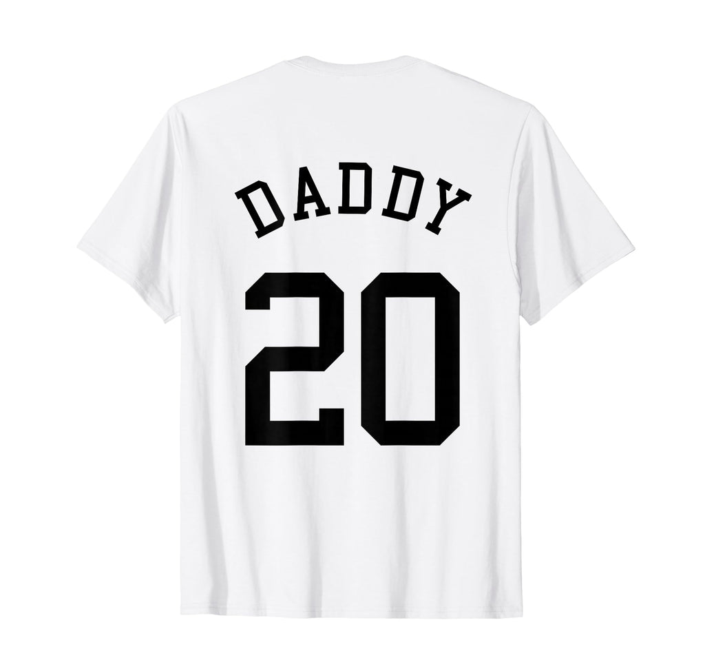 Daddy No 20 Football Dad Baseball Father T-Shirt - Unique Graphic Unisex - T-Shirt, Sweatshirt, Hoodie