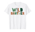 Wild Brother Zoo Born Wild Birthday T-Shirt - Custom Art Print Unisex - T-Shirt, Sweatshirt, Hoodie