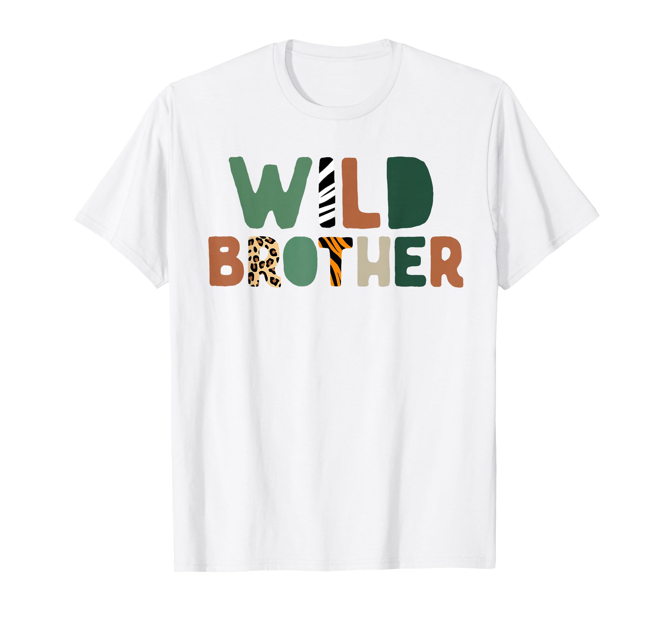Wild Brother Zoo Born Wild Birthday T-Shirt - Custom Art Print Unisex - T-Shirt, Sweatshirt, Hoodie