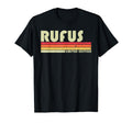 Rufus Gift Name Personalized Funny T-Shirt - Aesthetic Graphic Men Women - T-Shirt, Sweatshirt, Hoodie